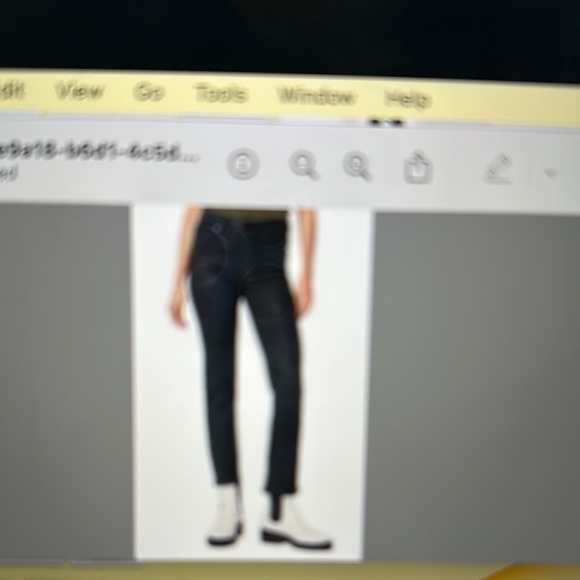 PAIGE High Rise Women's Jeans - Dark Blue